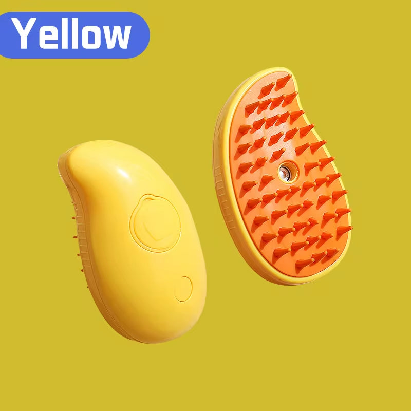3-in-1 Steam Pet Grooming Brush | Deshedding & Hair Removal Tool for Cats & Dogs