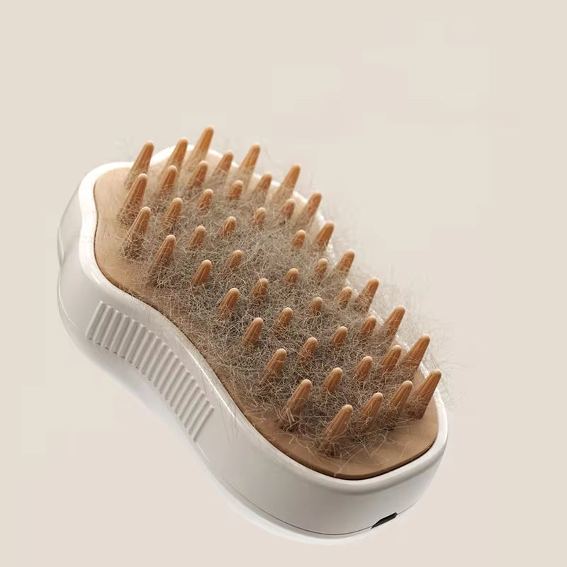 3-in-1 Steam Pet Grooming Brush | Deshedding & Hair Removal Tool for Cats & Dogs