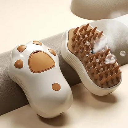 3-in-1 Steam Pet Grooming Brush | Deshedding & Hair Removal Tool for Cats & Dogs