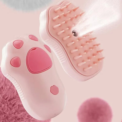 3-in-1 Steam Pet Grooming Brush | Deshedding & Hair Removal Tool for Cats & Dogs