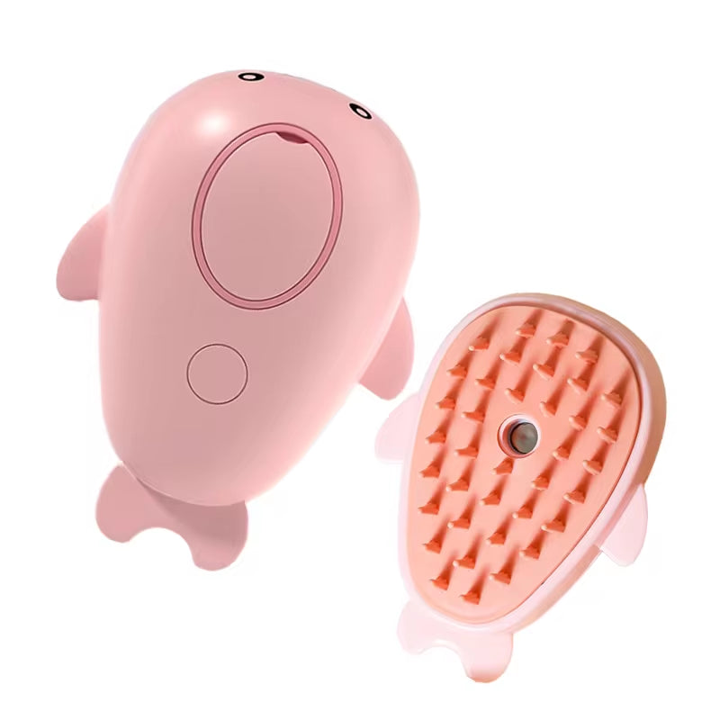3-in-1 Steam Pet Grooming Brush | Deshedding & Hair Removal Tool for Cats & Dogs