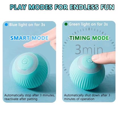 Smart Interactive Rolling Ball for Cats – Automatic Motion Toy for Indoor Play & Exercise
