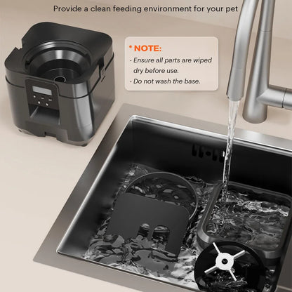 Automatic Pet Feeder for Cats & Dogs, Timed & Portion-Control Smart Food Dispenser, Slow Feeding Cat and Dog Bow