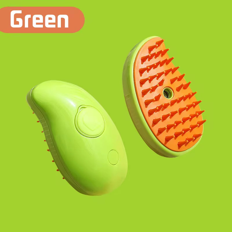 3-in-1 Steam Pet Grooming Brush | Deshedding & Hair Removal Tool for Cats & Dogs