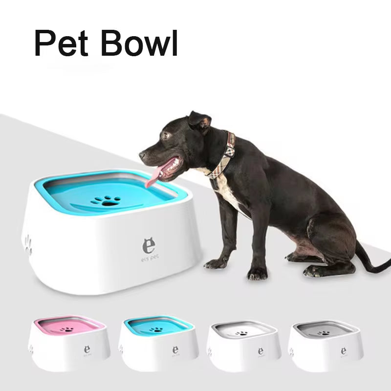Dog Drinking Water Bowl with Floating Design - Non-Wetting, Non-Skid, Large Capacity