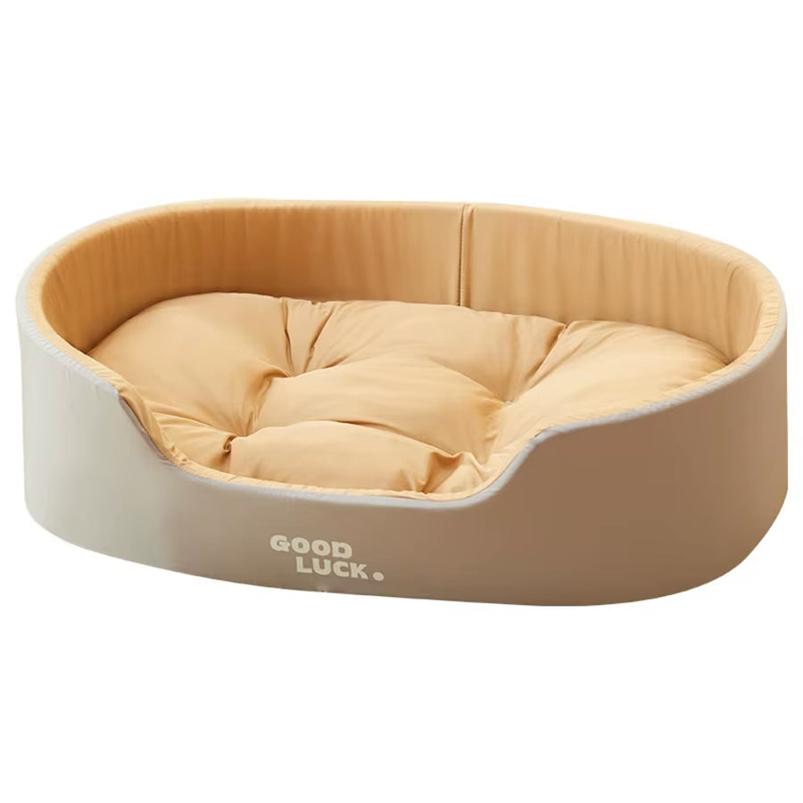 Warm Plush Pet Bed for Cats & Small Dogs | Cozy Winter Sleeping House