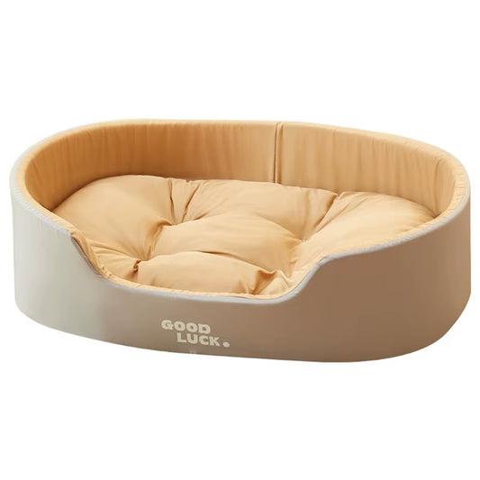 Warm Plush Pet Bed for Cats & Small Dogs | Cozy Winter Sleeping House